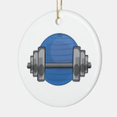 トレーニングのギア セラミックオーナメント (左)