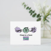 トレーニングのチームありがとうはがき ポストカード (スタンド正面)