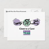 トレーニングのチームありがとうはがき ポストカード (正面/裏面)