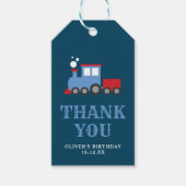 トレーニングのテーマパーティー誕生日感謝していユーラベル ギフトタグ (正面)