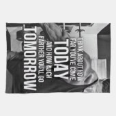 トレーニングの体育館のやる気を起こさせるな単語 キッチンタオル (横)