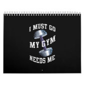 トレーニングの健康とネス – 私のジムは私が必要 カレンダー (カバー)