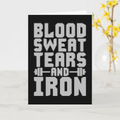 トレーニングの動機 – 血液、汗、涙、鉄 カード (黄色い花)