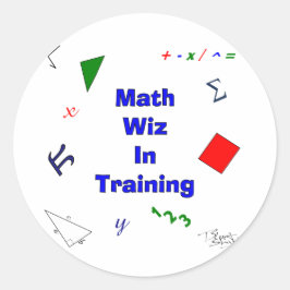 トレーニングの数学Wiz ラウンドシール