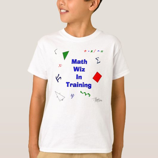 トレーニングの数学Wiz Tシャツ (正面)
