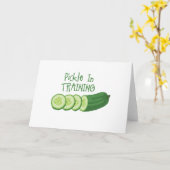 トレーニングの漬け物 カード (黄色い花)