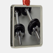 トレーニングの重量 メタルオーナメント (右)