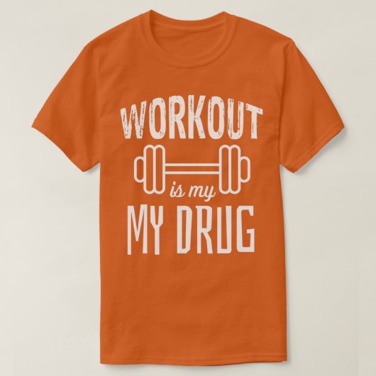 トレーニングは薬 Tシャツ (デザイン正面)