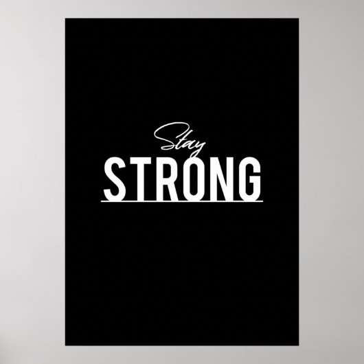 トレーニングやる気を起こさせるポスター ポスター (正面)