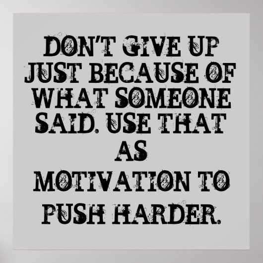 トレーニングやる気を起こさせるポスター ポスター (正面)