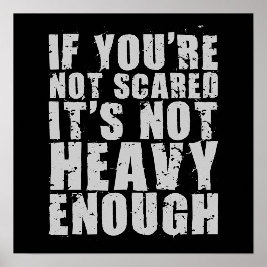 トレーニングやる気を起こさせるポスター ポスター (正面)