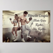 トレーニングやる気を起こさせるポスター ポスター (正面)