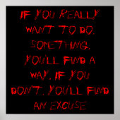 トレーニングやる気を起こさせるポスター ポスター (正面)