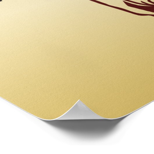 トレーニングやる気を起こさせる空手引用文 ポスター (角)