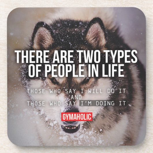 トレーニングやる気を起こさせる コースター (正面)