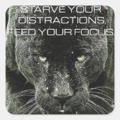 トレーニングやる気を起こさせる スクエアシール (正面)