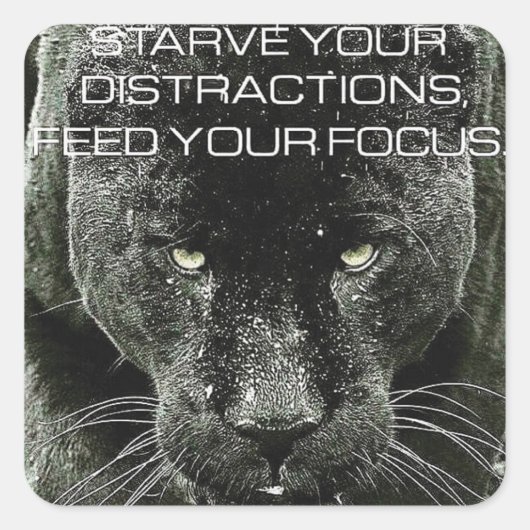 トレーニングやる気を起こさせる スクエアシール (正面)