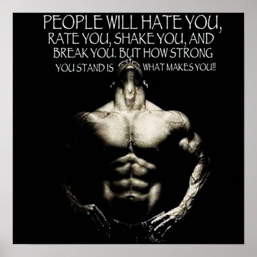 トレーニングやる気を起こさせる ポスター (正面)