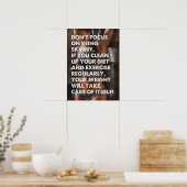 トレーニングやる気を起こさせる ポスター (キッチン)