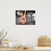 トレーニングやる気を起こさせる ポスター (キッチン)