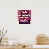 トレーニングやる気を起こさせる ポスター (キッチン)