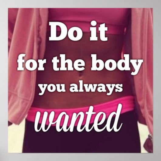 トレーニングやる気を起こさせる ポスター (正面)