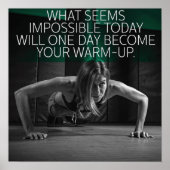 トレーニングやる気を起こさせる ポスター (正面)