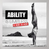 トレーニングやる気を起こさせる ポスター (正面)