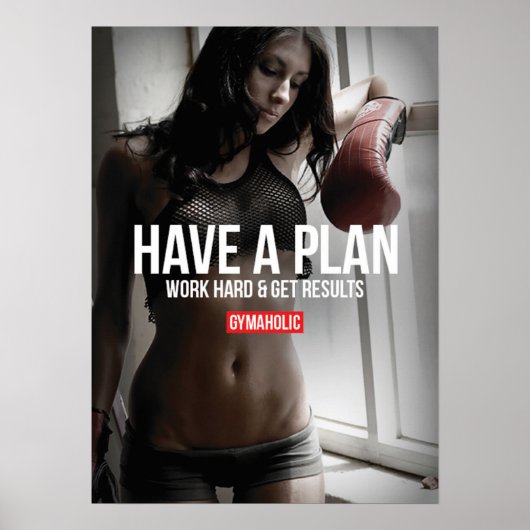 トレーニングやる気を起こさせる ポスター (正面)