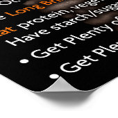 トレーニングやる気を起こさせる ポスター (角)