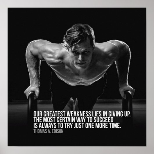 トレーニングやる気を起こさせる ポスター (正面)