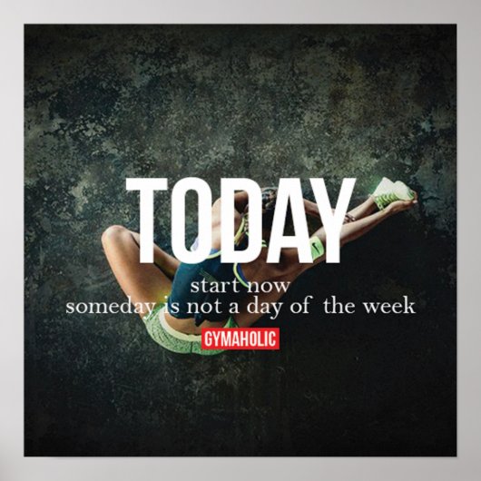 トレーニングやる気を起こさせる ポスター (正面)