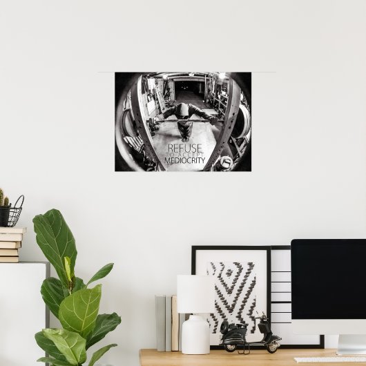 トレーニングやる気を起こさせる ポスター (ホームオフィス)