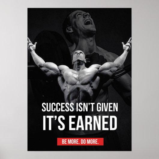 トレーニングやる気を起こさせる ポスター (正面)