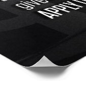 トレーニングやる気を起こさせる ポスター (角)