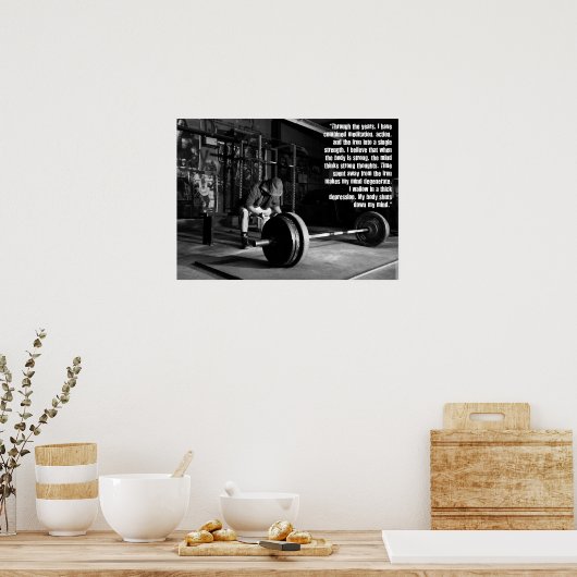 トレーニングやる気を起こさせる ポスター (キッチン)