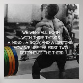 トレーニングやる気を起こさせる ポスター (正面)