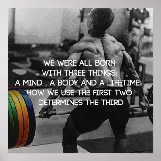 トレーニングやる気を起こさせる ポスター (正面)