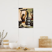 トレーニングやる気を起こさせる ポスター (キッチン)