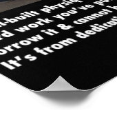 トレーニングやる気を起こさせる ポスター (角)