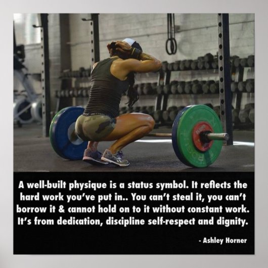 トレーニングやる気を起こさせる ポスター (正面)