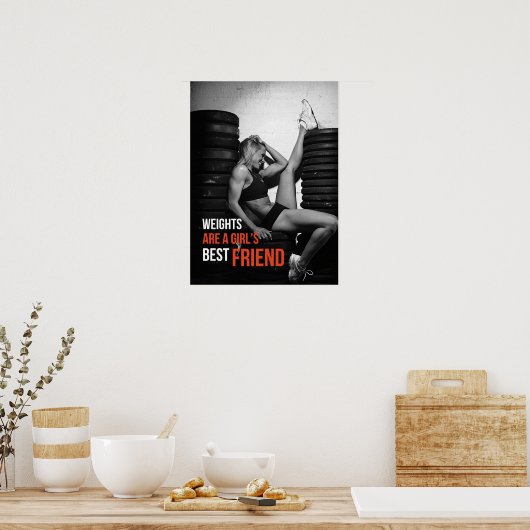 トレーニングやる気を起こさせる ポスター (キッチン)