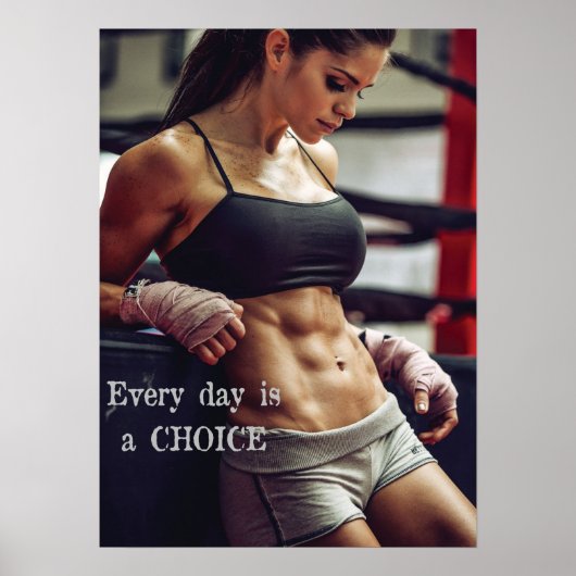 トレーニングやる気を起こさせる ポスター (正面)