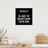 トレーニングやる気を起こさせる ポスター (キッチン)