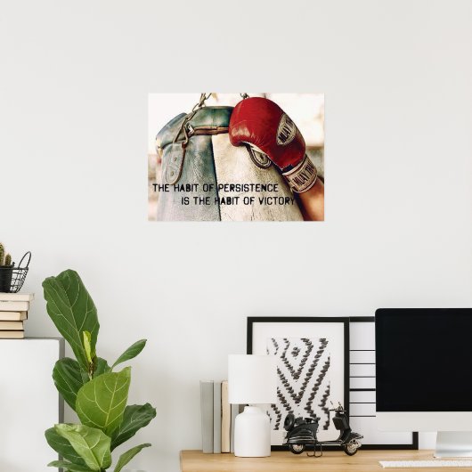 トレーニングやる気を起こさせる ポスター (ホームオフィス)