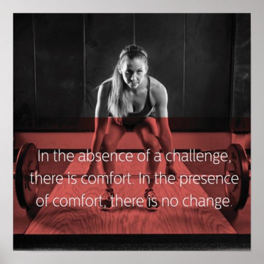 トレーニングやる気を起こさせる ポスター (正面)