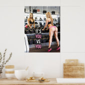 トレーニングやる気を起こさせる ポスター (キッチン)