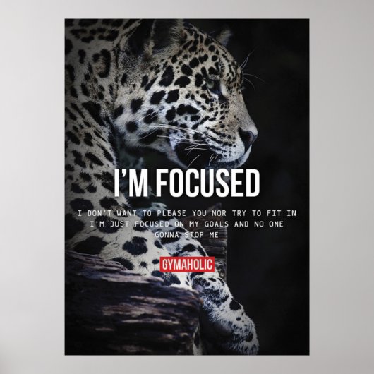 トレーニングやる気を起こさせる ポスター (正面)