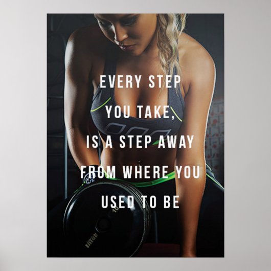 トレーニングやる気を起こさせる ポスター (正面)