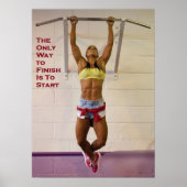 トレーニングやる気を起こさせる ポスター (正面)